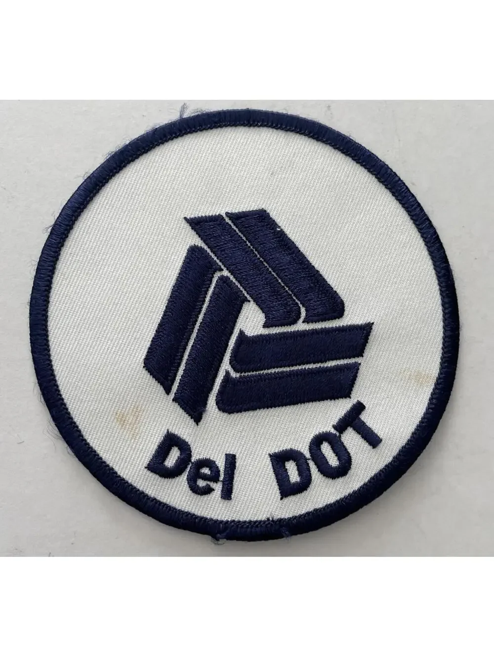 Del DOT Delaware Department Of Transportation Embroidered Badge Patch